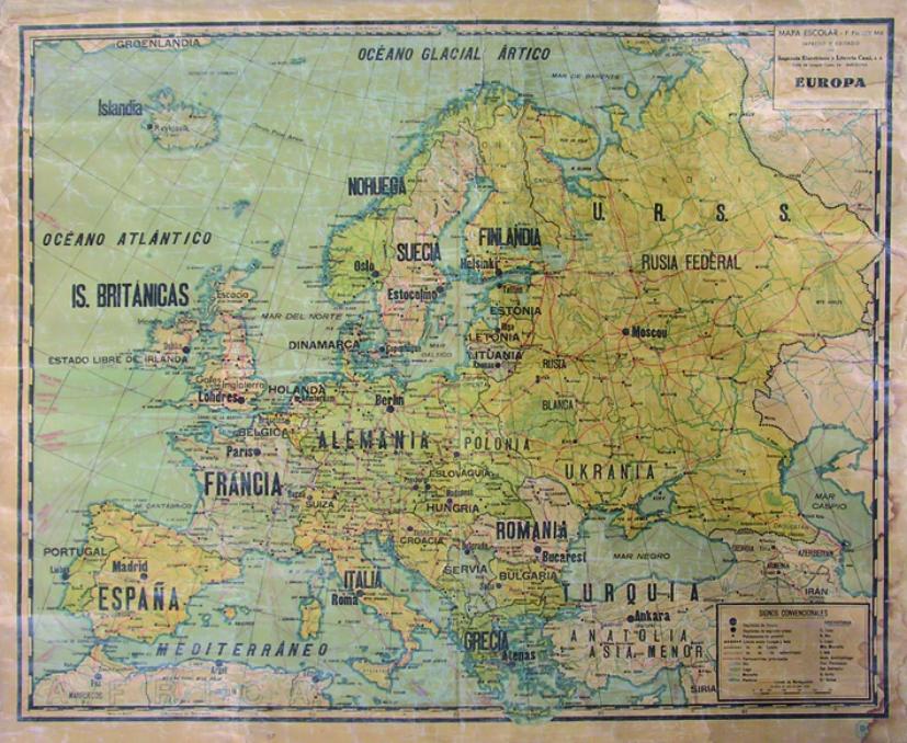 Mapa escolar de Europa