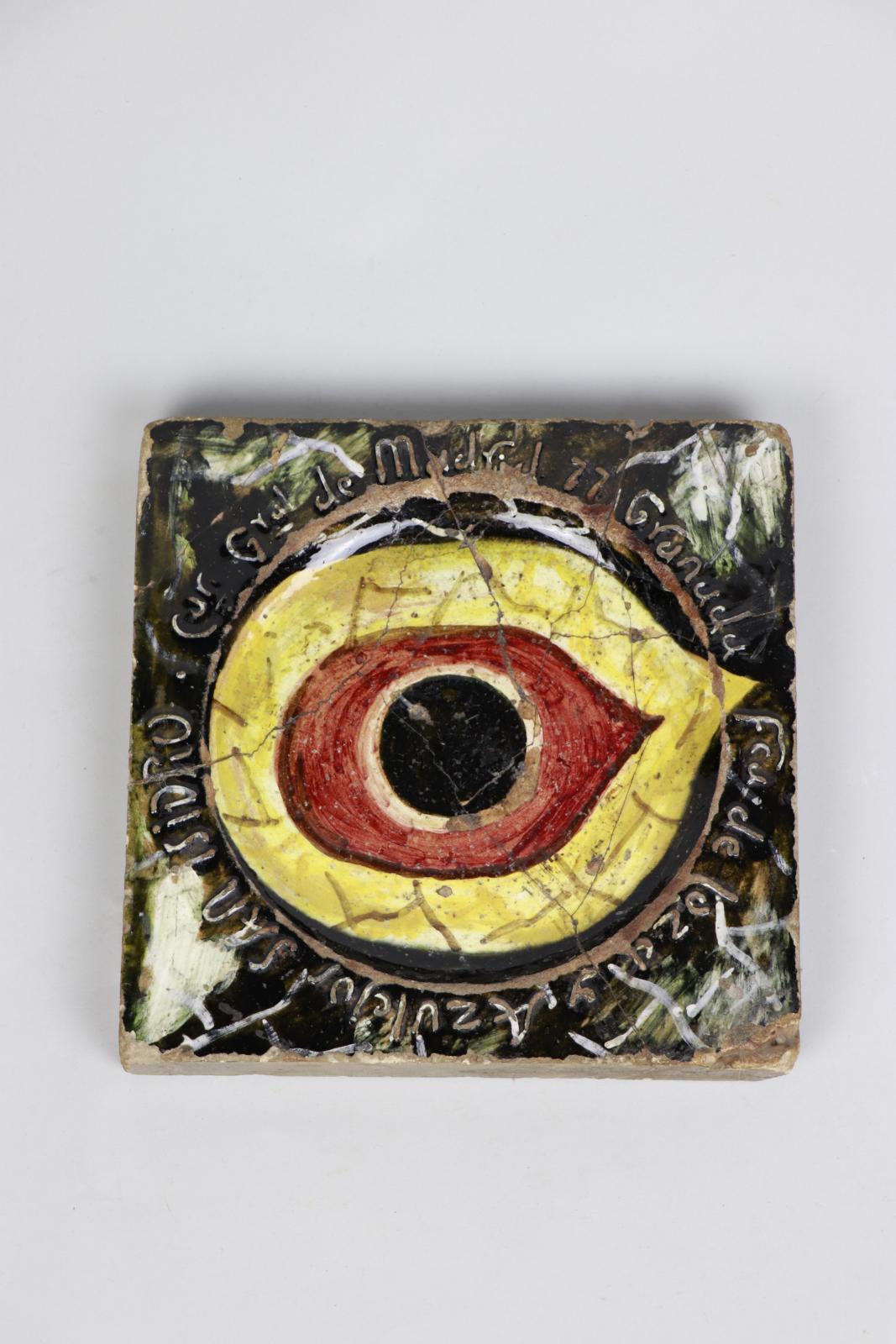 Cenicero de cerámica esmaltado