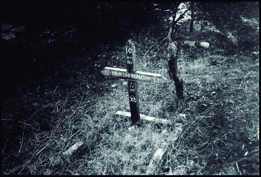 Cementerio del Monasterio de Pantokrator. Monte Athos